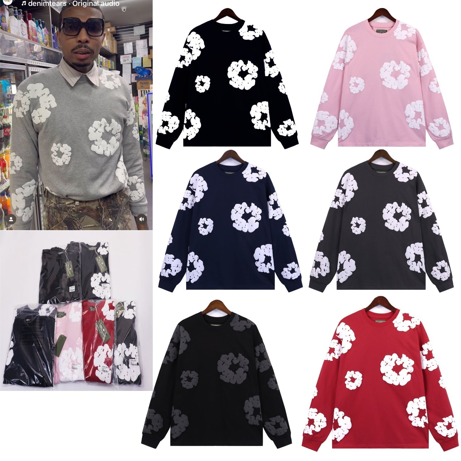 DENIM TEARS  Hoodie 7011